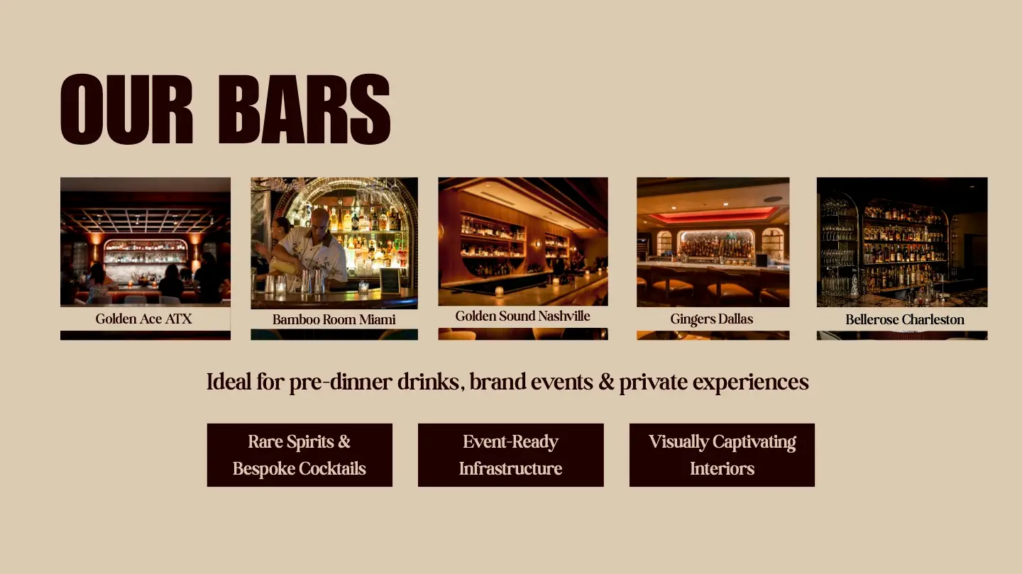 Sushi | Bar Hospitality Private Events