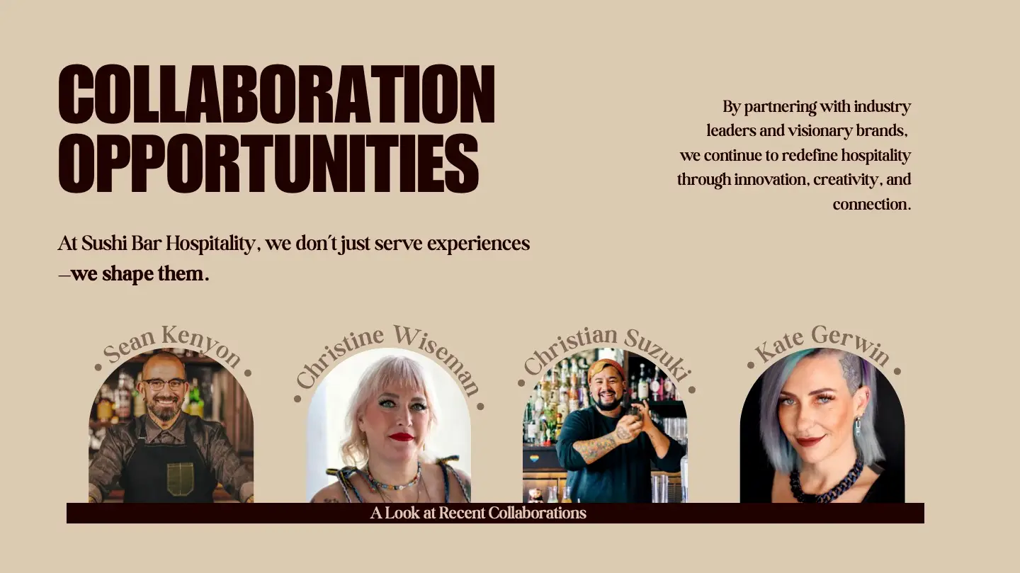 Sushi | Bar Hospitality Private Events